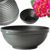 Kvetináč plast sivý EDANTI 34 cm x 34 x 13,6 cm