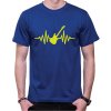 Fajntričko Tričko - EKG Gitara, Farba kráľovská modrá, Strih/ Variant Pánsky/UNISEX