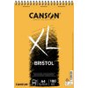 Canson XL Bristol Skicar, 180 g/m², 50 listov, krúžková väzba veľkosť A4