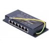 POE injektor aktivní/pasivní - 6x 1 Gb/s, stíněný, 802.3af/at