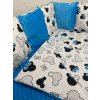 Komplet: Postieľka MAJKI so Žirafkou so súpravou MINKY, modrá + modré minnie 4