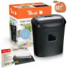 PEACH skartovač Cross Cut Shredder PS500-40, křížový řez, P-4, 21 l (PS500-40)