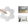 3x LED Bezdrôtové svietidlo HEXAGON na diaľkové ovládanie