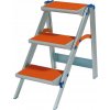 Skladacie schodíky Drabex hliníkové 3-stupňové 70 cm