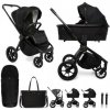 MUUVO Kočík kombinovaný Quick SE 2 Chromium black set 2v1