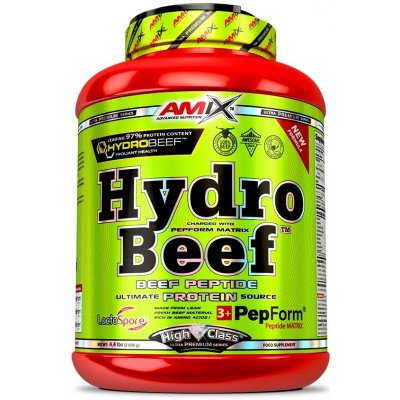 Amix HydroBeef Peptide Protein 1000 g čokoláda - arašíd - karamel