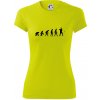 Evolúcia baseball pálkar náprah + loptička - Dámske Fantasy športové (dresovina) - XS ( Neonová žltá )