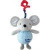 BABY MIX - Detská plyšová hračka s hracím strojčekom Myška