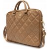 Guess PU Quilted 4G Metal Logo Computer Bag 15/16" Brown 57983117871
