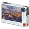 Puzzle 1000 Pohled na Hradčany neon - autor neuvedený