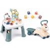 Set didaktický stolík Activity Table Little a odrážadlo Pony Smoby s prívesom