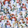 Bavlna kolekcia Flurry Friends so snehuliakmi 1 m