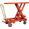 mobilná hydraulický zdvíhací stôl Bishamon, do 500 kg, doska 101 x 51,8 cm