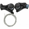 Shimano radenie SL-TX30L+7 7 kolo SIS + lanka 1800 a 2050mm (pár) v krabičke
