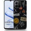Picasee silikónový čierny obal pre Honor 70 Lite - STICKERS x TAGS