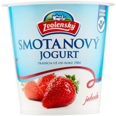 Zvolenský Smotanový jogurt jahoda 145 g