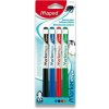 Popisovače na bielu tabuľu, 1,5 mm, 4 farby, Maped