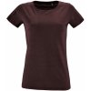 SOĽS Regent Fit Women Dámske tričko SL02758 Heather oxblood M