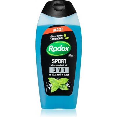 Radox Sport Mint & Sea Salt energizujúci sprchový gél pre mužov 400 ml