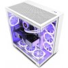 NZXT skříň H9 Flow dvoukomorová ATX / 4x120mm fan / až 10xfan / perforovaný top / proskl. bočnice, front / bílá CM-H91FW-01