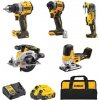 DeWALT DCK502P3 Kombo sada 18 V XR nářadí s bezuhlíkovým motorem – 3× 5Ah (5 ks)