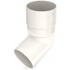 Plastové koleno BRYZA 67° Ø 90 mm, biele RAL 9010
