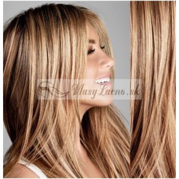 Melírované prírodná / svetlejšia blond Clip in vlasy na predĺženie 70-73 cm  od 212,08 € - Heureka.sk