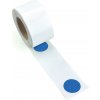 BY UD102 Podlahové značiace kolieska v rolke - priemer 5 cm Modrá