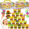 PLASTELÍNA PLASTELÍNA PLAY DOH SÚPRAVA PLASTELÍNA HMOTA 20 TÚB FARBY 1680g