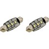 COMPASS Žiarovka 3 LED SMD 12 V suf.11X38 SV8.5 NEW-CAN-BUS biela 2ks 8591686338270