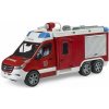 Bruder 2680 Hasičský vůz MB Sprinter se světelným a zvukovým modulem