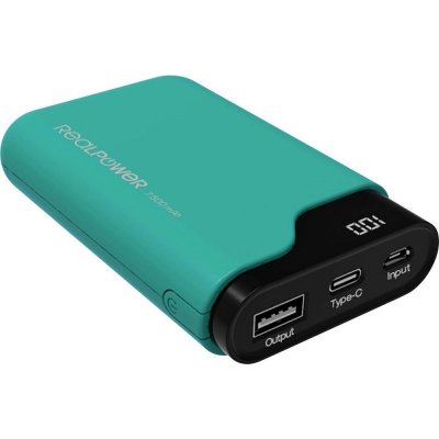 RealPower PB-7500C 7500 mAh Green