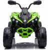 Štvorkolka na batérie Can-Am Licencia 4x45W 12V Eko-koža EVA kolesá Zelená