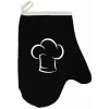 Kuchynská rukavica Chef EMI, čierna