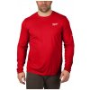 Milwaukee Technické tričko s dlhým rukávom WWLSRD červené
