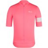 Pánsky cyklistický dres Rapha Men's Core Jersey - High-Vis Pink/White XL