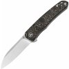 QSP Knife Otter, S35VN Blade, Copper Foil Carbon Fiber Handle QS140-B1