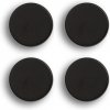 ZELLER Magnety okrúhle 4ks, čierne, priemer 2,3cm