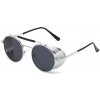 Oválne slnečné okuliare Cyber ​​Steampunk Střbnro - dymové
