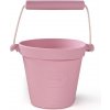 Bigjigs Toys Plážový kyblíček světle růžový