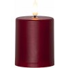 STAR TRADING LED sviečka Flamme Paula Red 10 cm