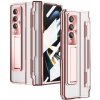 Plastový kryt Phantom Integrated na Samsung Galaxy Z Fold 3 5G - Ružová zlatá