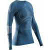 X-BIONIC ENERGY ACCUMULATOR 4.0 SHIRT ROUND NECK LG SL WMN mineral blue/arctic white - S