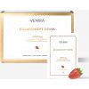 VENIRA kolagénový drink pre vlasy, nechty a pleť, jahoda, morský kolagén, 30 vrecúšok jahoda, morský kolagén, 30 vrecúšok, 189 g