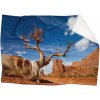 Deka Púšť (Rozmer: 150 x 120 cm, Podšitie baránkom: ÁNO)
