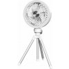 FELLOWES Platinet PRDF0556 stolní ventilátor 14,5 cm, výškově stavitelný tripod, funkce nočního osvětlení, ak PLAPRDF0556