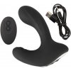 Rebel RC Butt Plug with 3 functions - nabíjací análny vibrátor (čierny)