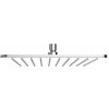 Omnires SlimLine horná/hlavová sprcha 25x25 cm štvorec chrómová-biela WG225/OCRB