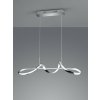 TRIO Reality R37091106 PERUGIA závesné svietidlo SMD LED 37W/4500lm 4000K chróm, switchdimmer