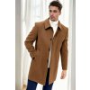 Dewberry PLT9364 MEN'S COAT-CAMEL biela hnedá